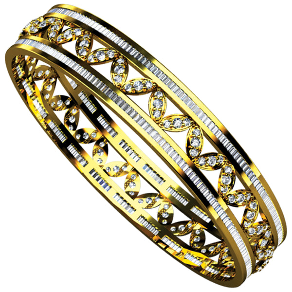 Diamond Bangle Single 4BGAA025