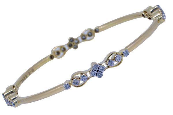 Diamond Bangle Single BGT136