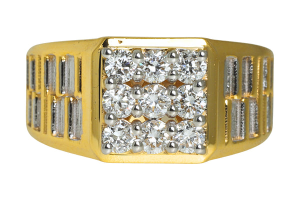 Lab Grown Diamond Gents Ring 4GRSJ096