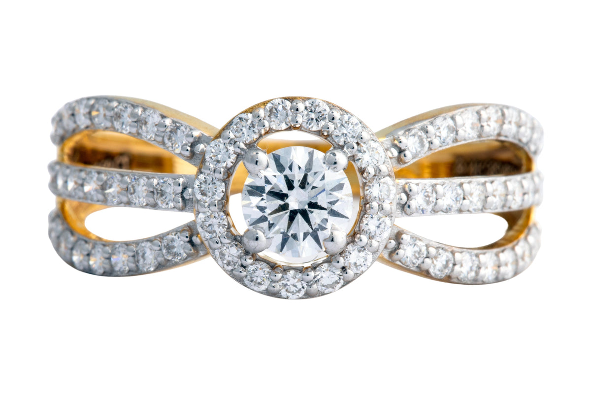 14K Hallmarked Gold | Lab Grown Diamond Ladies Ring 4LRSJ700