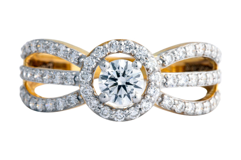 14K Hallmarked Gold | Lab Grown Diamond Ladies Ring 4LRSJ700