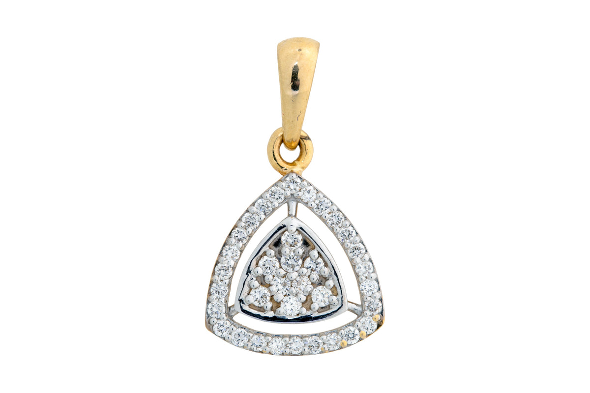 9K Hallmarked Gold | Lab Grown Diamond Pendant 9PNWA320