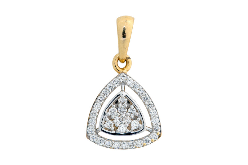 9K Hallmarked Gold | Lab Grown Diamond Pendant 9PNWA320