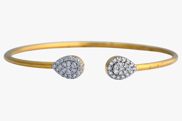 14K Hallmarked Gold | Lab Grown Diamond Bracelet 4BRSJ038