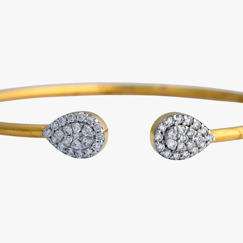 14K Hallmarked Gold | Lab Grown Diamond Bracelet 4BRSJ038