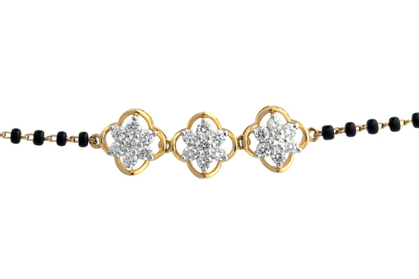 14K Hallmarked Gold | Lab Grown Diamond Bracelet 4BRSJ045
