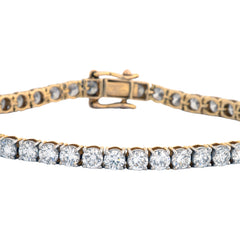 14K Hallmarked Gold | Lab Grown Diamond Bracelet 4BRSJ054