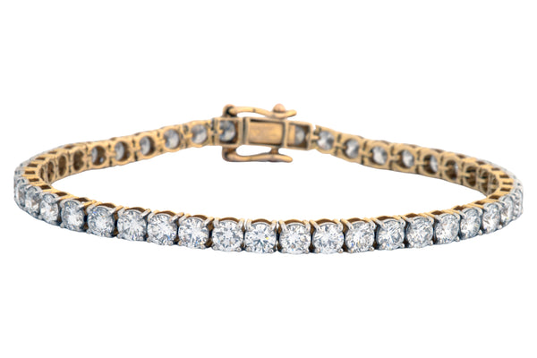 14K Hallmarked Gold | Lab Grown Diamond Bracelet 4BRSJ054