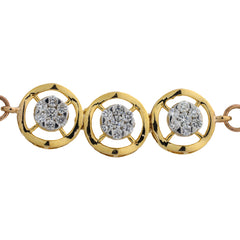 14K Hallmarked Gold | Lab Grown Diamond Bracelet 4BRSJ055