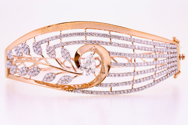 14K Hallmarked Gold | Lab Grown Diamond Bracelet 4BRSJ069