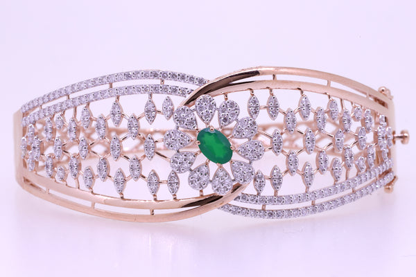 14K Hallmarked Gold | Lab Grown Diamond Bracelet 4BRSJ082