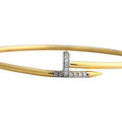 14K Hallmarked Gold | Lab Grown Diamond Bracelet 4BRSJ098
