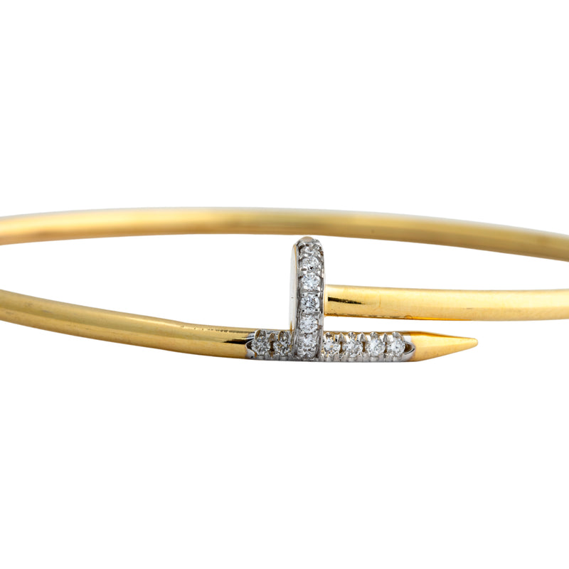 14K Hallmarked Gold | Lab Grown Diamond Bracelet 4BRSJ098