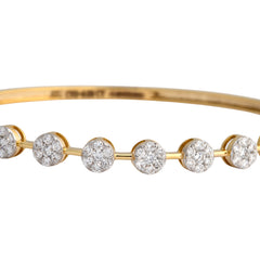 14K Hallmarked Gold | Lab Grown Diamond Bracelet 4BRSJ099