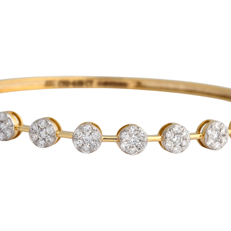 14K Hallmarked Gold | Lab Grown Diamond Bracelet 4BRSJ099