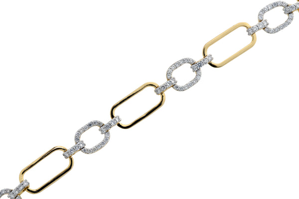 14K Hallmarked Gold | Lab Grown Diamond Bracelet 4BRWA002