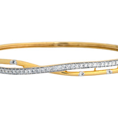 14K Hallmarked Gold | Lab Grown Diamond Bracelet 4BRWA008