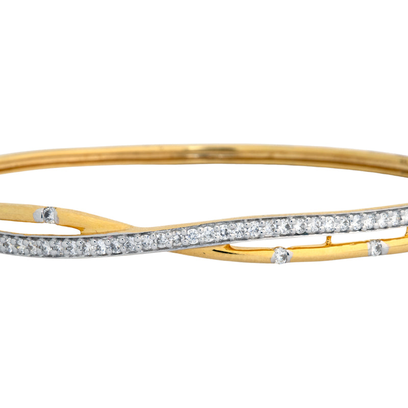 14K Hallmarked Gold | Lab Grown Diamond Bracelet 4BRWA008