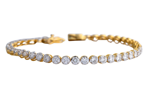 9K Hallmarked Gold | Lab Grown Diamond Bracelet 9BRWA301