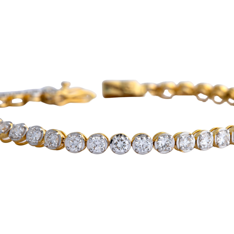 9K Hallmarked Gold | Lab Grown Diamond Bracelet 9BRWA301