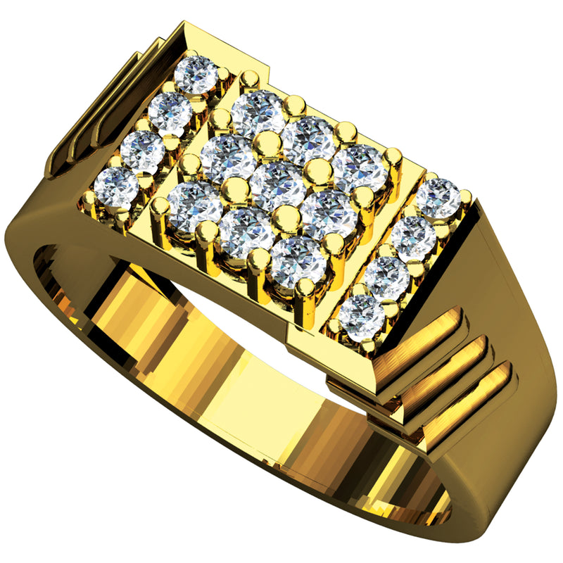 Diamond Gents Ring GRAA004