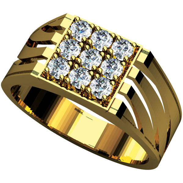 Lab Grown Diamond Gents Ring 4GRAA011