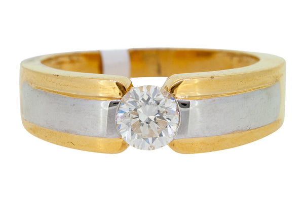 14K Hallmarked Gold | Lab Grown Diamond Gents Ring 4GRSJ001