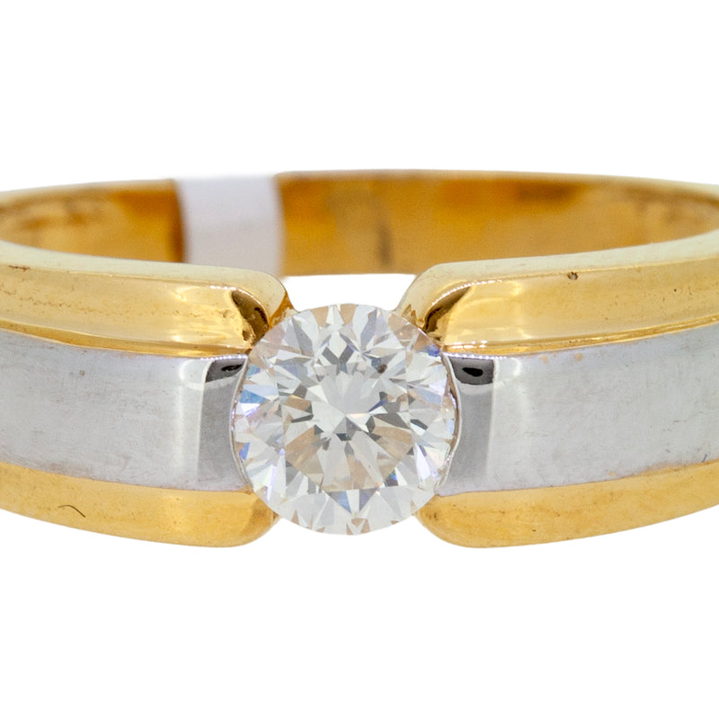 14K Hallmarked Gold | Lab Grown Diamond Gents Ring 4GRSJ001