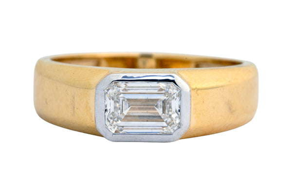 14K Hallmarked Gold | Lab Grown Diamond Gents Ring 4GRSJ006