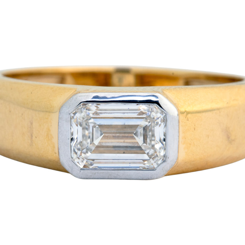 14K Hallmarked Gold | Lab Grown Diamond Gents Ring 4GRSJ006