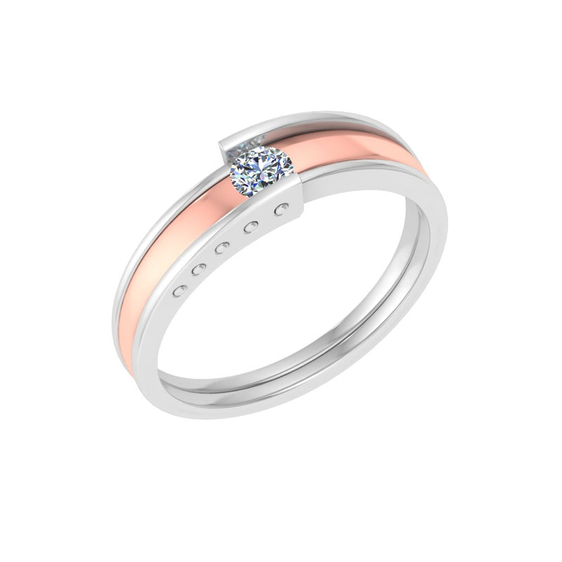 14K Hallmarked Gold | Lab Grown Diamond Gents Ring 4GRSJ051