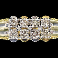 14K Hallmarked Gold | Natural Diamond Gents Ring 4GRSJ078