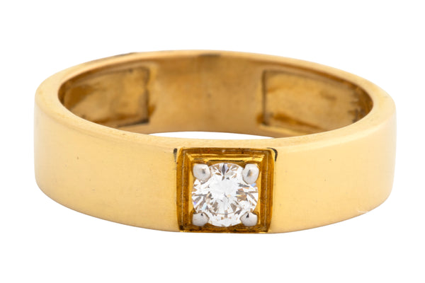 14K Hallmarked Gold | Lab Grown Diamond Gents Ring 4GRSJ079