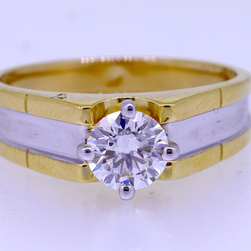 14K Hallmarked Gold | Lab Grown Diamond Gents Ring 4GRSJ088