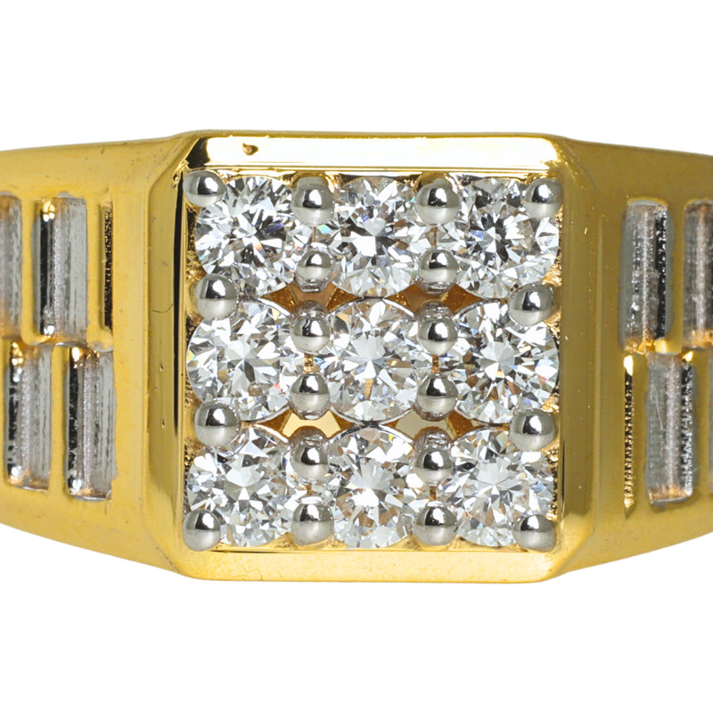 Lab Grown Diamond Gents Ring 4GRSJ096