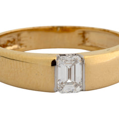 14K Hallmarked Gold | Lab Grown Diamond Gents Ring 4GRSJ098