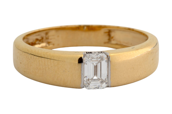 14K Hallmarked Gold | Lab Grown Diamond Gents Ring 4GRSJ098