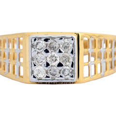 Natural Diamond Gents Ring 4GRSJ103