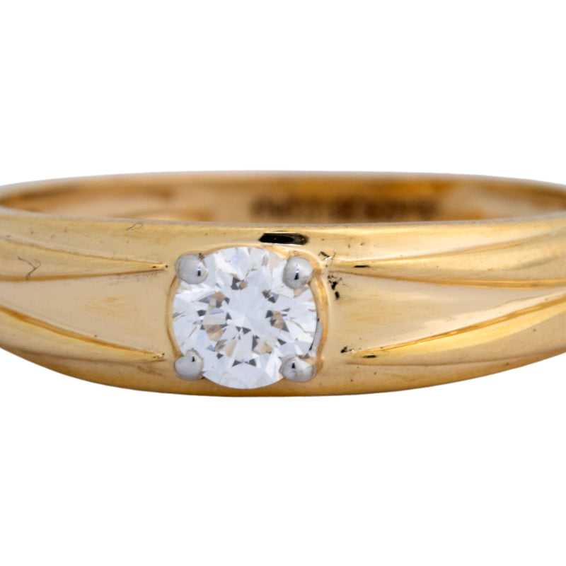 14K Hallmarked Gold | Lab Grown Diamond Gents Ring 4GRSJ107