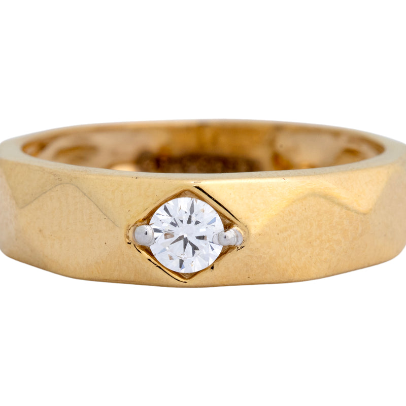 14K Hallmarked Gold | Lab Grown Diamond Gents Ring 4GRSJ108