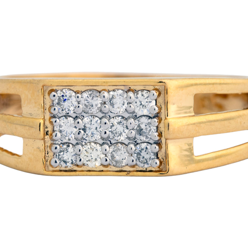 Natural Diamond Gents Ring 4GRSJ109
