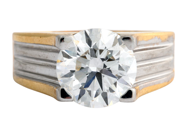 14K Hallmarked Gold | Lab Grown Diamond Gents Ring 4GRSJ112
