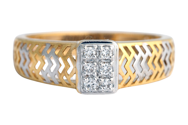 14K Hallmarked Gold | Lab Grown Diamond Gents Ring 4GRSJ119