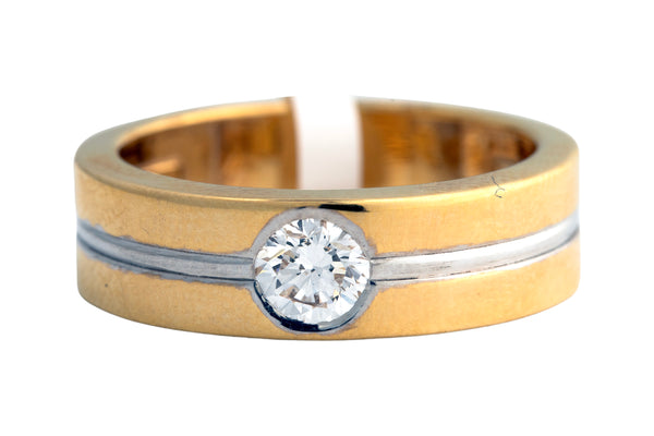 14K Hallmarked Gold | Lab Grown Diamond Gents Ring 4GRSJ121
