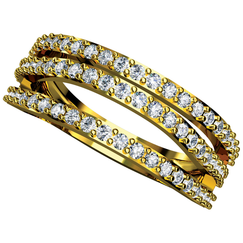 14K Hallmarked Gold | Natural Diamond Ladies Ring 4LRAA110