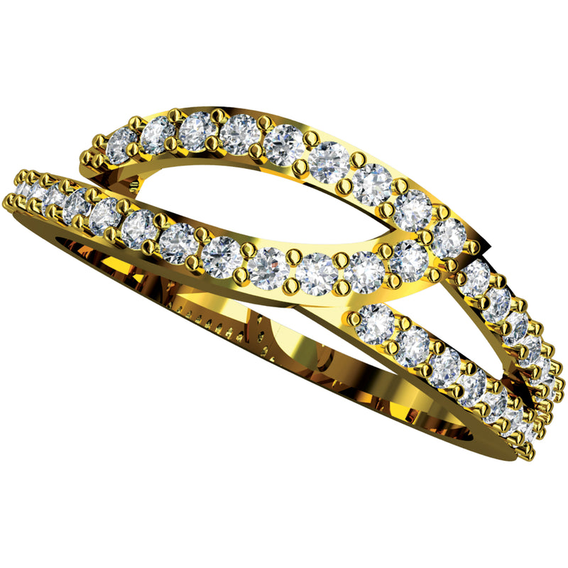14K Hallmarked Gold | Natural Diamond Ladies Ring 4LRAA111