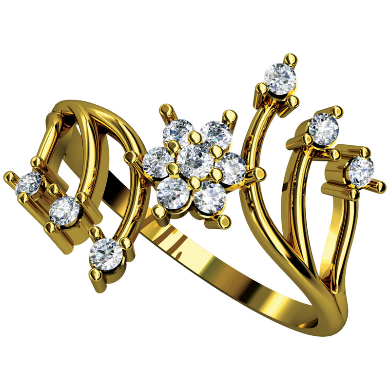Natural Diamond Ladies Ring LRAA222