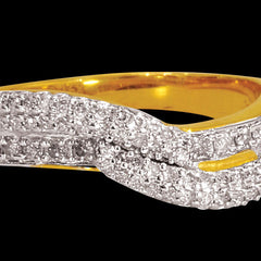14K Hallmarked Gold | Natural Diamond Ladies Ring 4LRAA413