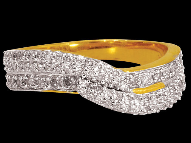 14K Hallmarked Gold | Natural Diamond Ladies Ring 4LRAA413