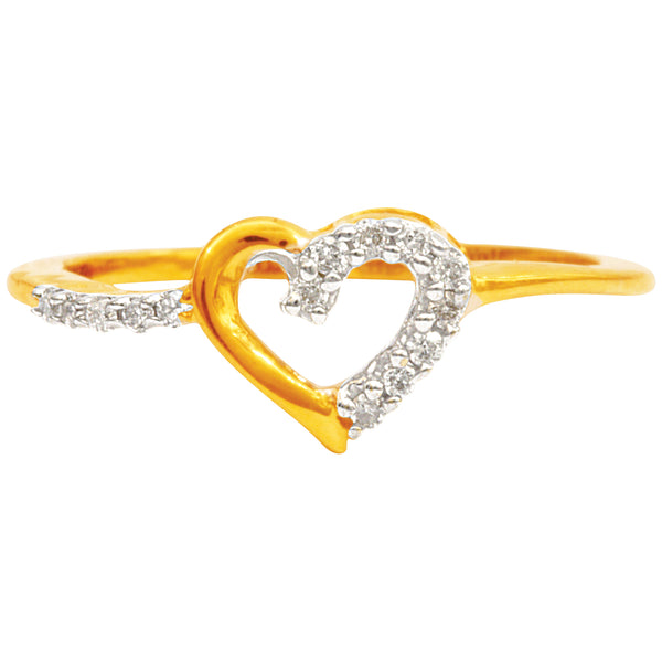 14K Hallmarked Gold | Natural Diamond Ladies Ring 4LRAA541